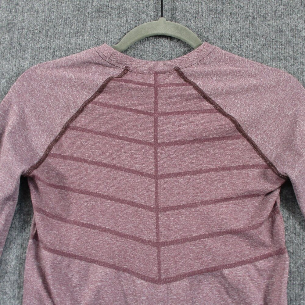 Oiselle Shirt Womens Small Pink Birds Of A Feather Running Long Sleeve Athletic - Picture 9 of 14
